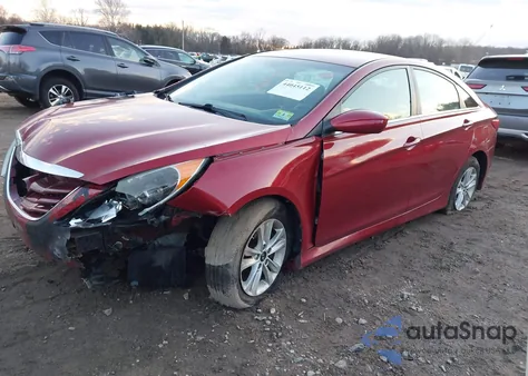 2014 Hyundai Sonata Gls z USA, uszkodzony, nr VIN 5NPEB4AC2EH860802
